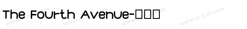 The Fourth Avenue字体转换